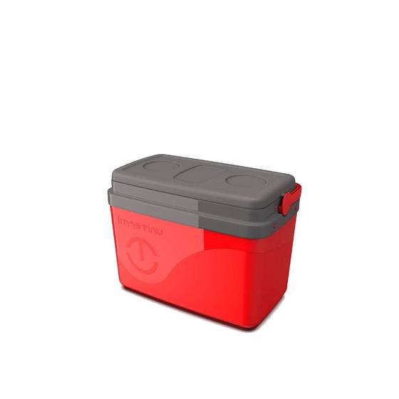 Imagem de Cooler Térmico Unitermi Caixa Térmica Com Alça de 30 Litros com Capacidade para 45 Latas - Vermelha