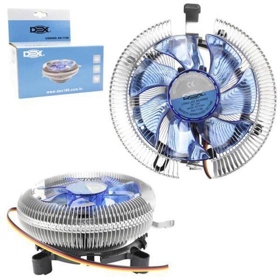 Cooler Universal Gamer para Processador AMD Intel TDP até 75W Dex DX-7120 Menor preço em Cooler Universal Gamer para Processador AMD Intel TDP até 75W Dex DX-7120