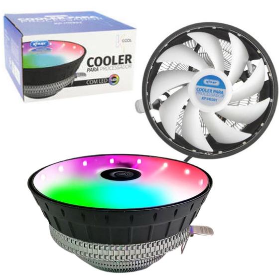 Imagem de Cooler Universal P/ Processador C/ Led RGB 65W KP-VR301 KNUP KP-VR301