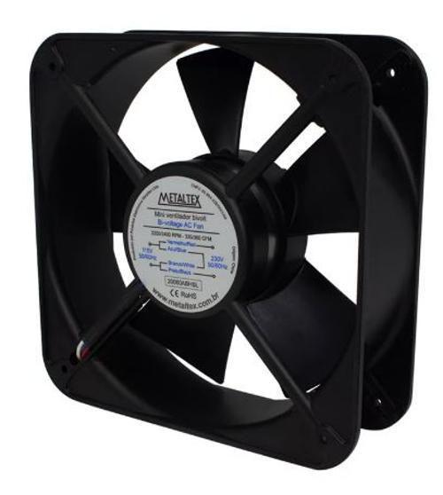 Imagem de Cooler Ventilador 200X200X60 220V 20060C2Hbl Metaltex