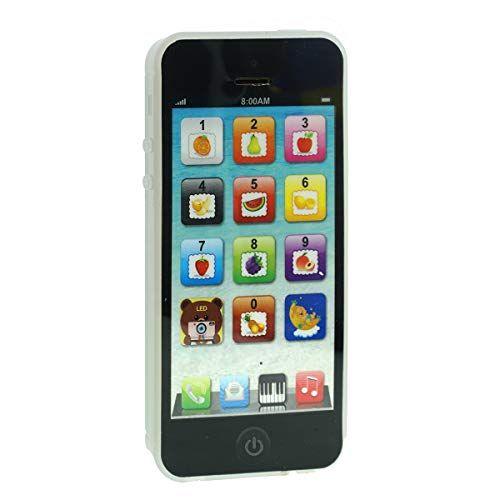 Imagem de Cooplay Black Yphone Y-Phone Phone Toy Play Music Learning English Educational Cell Phone Mobile Gift Prize for Baby Kids Children
