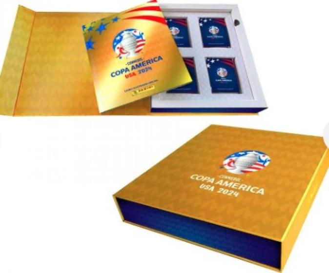 Imagem de Copa america 2024 box premium album e 50 env