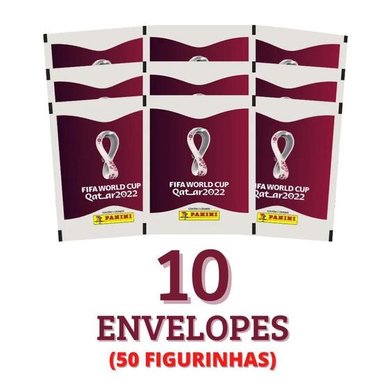 Imagem de Copa Do Mundo 2022 Qatar - Kit Com 10 Envelopes - Panini