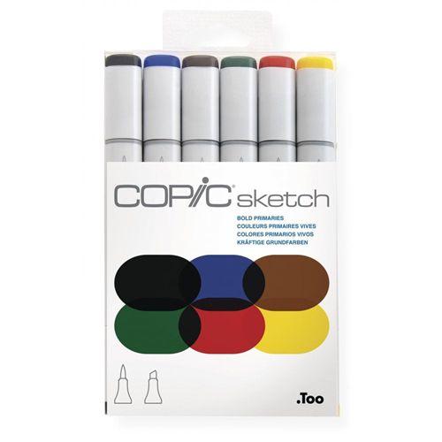 Imagem de Copic Sketch Est C/6 Bold Primaries