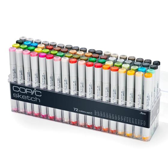 Imagem de Copic Sketch - Estojo com 72 Cores - Conjunto 72C