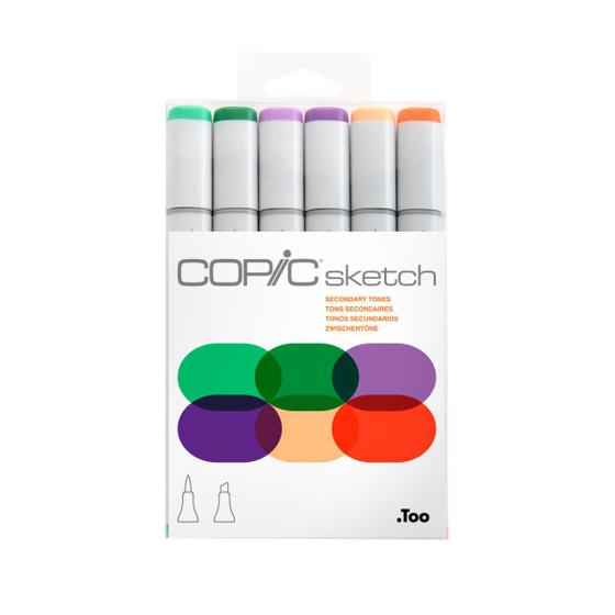 Imagem de Copic Sketch Secondary Tones- Kit com 6 Tons Secundários
