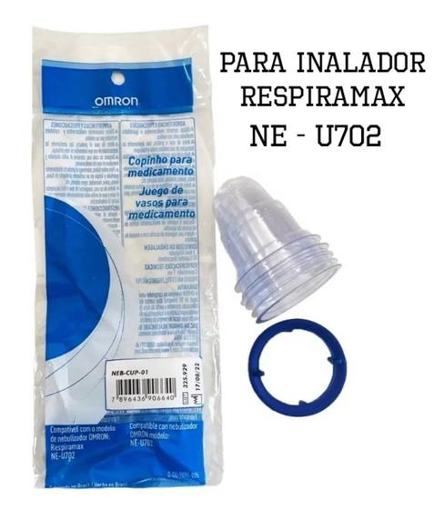 Imagem de Copinho Para Inalador Omron Respiramax NE-U702 10Un. + Anel