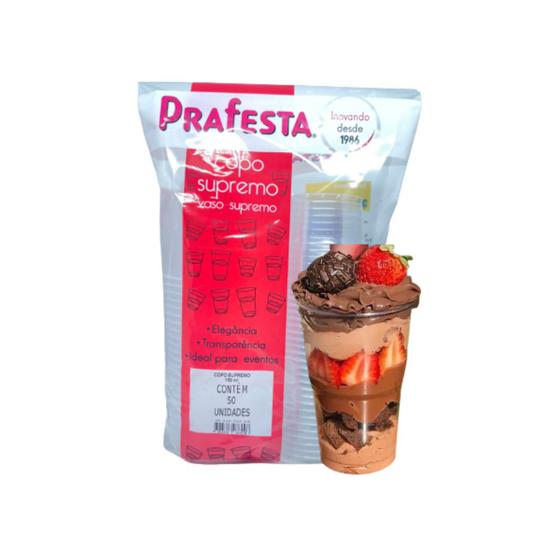 Imagem de Copo 150ml Prafesta Descartável Semi Acrílico Elegancia 50un