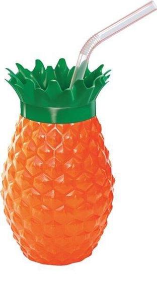 Imagem de Copo Abacaxi Com Canudo - Injetemp