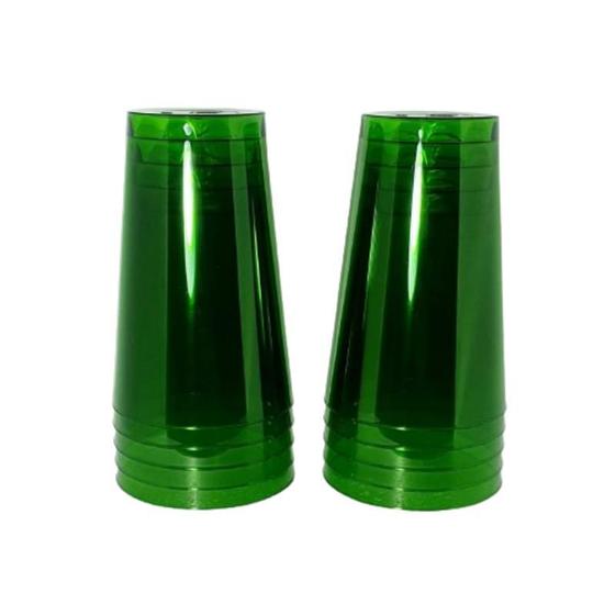 Imagem de Copo Acrílico Resistente 300ml Verde Escuro - 10 unid