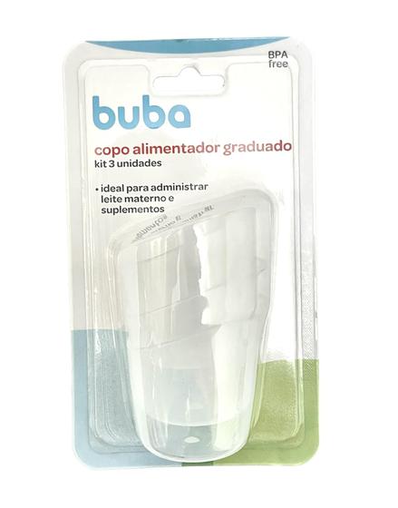 Imagem de Copo Alimentador Graduado Buba 15658 Kit C/3 Unid.