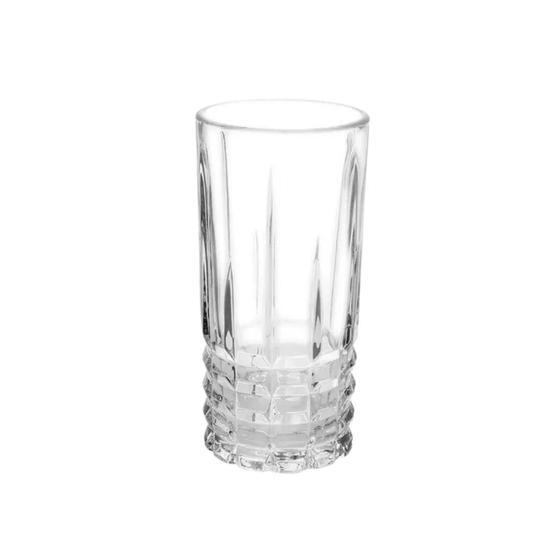 Imagem de Copo Alto Long Drink Vidro Grosso Diamond Suco Água 350ml