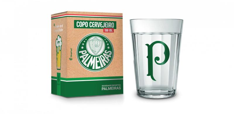 Imagem de Copo americano cerveja 190ml times futebol - palmeiras