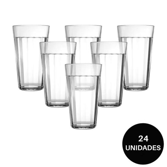 Imagem de Copo Americano Long Drink Nadir 450Ml - Kit 24 Unidades