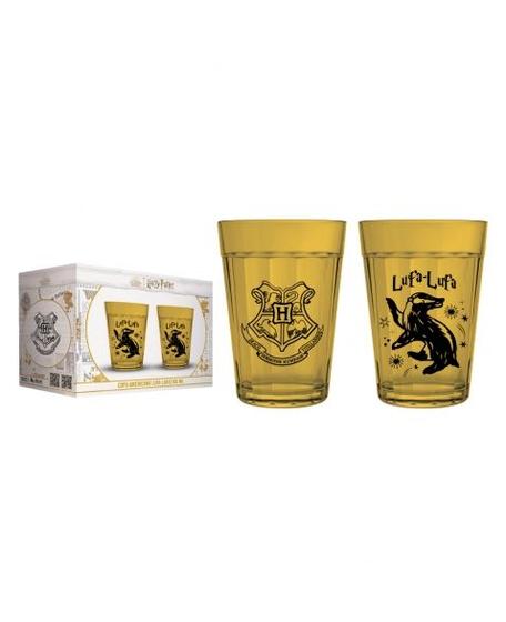 Imagem de Copo Americano Prime Harry Potter Casas 190 ML - Luva Com 2 Unid - Lufa Lufa