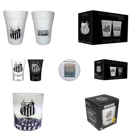 Imagem de Copo Americano Time de Futebol Kit Shot e Whisk Cerveja Conjunto