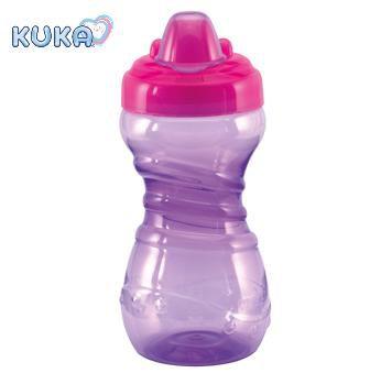 Imagem de Copo antivazamento e tampa Kuka Fun - 330ml - Lílás 