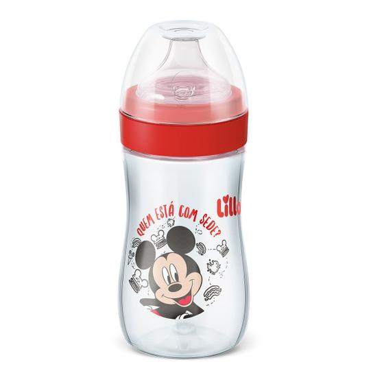 Imagem de Copo Antivazamento Infantil 300 ml com Bico de Silicone Mickey Fácil de Segurar Lillo