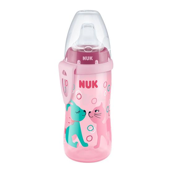 Imagem de Copo Antivazamento Nuk Active Cup 12+ Meses Girls Cores e Desenhos Sortidos 300ml