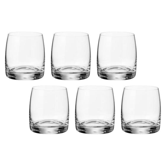 Imagem de Copo Baixo De Cristal Bohemia Para Whisky 290 ml Pavo 6 Peças