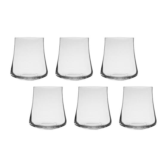 Imagem de Copo Baixo de Cristal Bohemia Para Whisky 350 ml Xtra 6 Peças