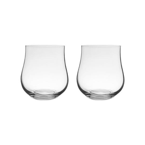 Imagem de Copo Baixo De Cristal Bohemia Para Whisky 350Ml Tulipa 2 Pcs