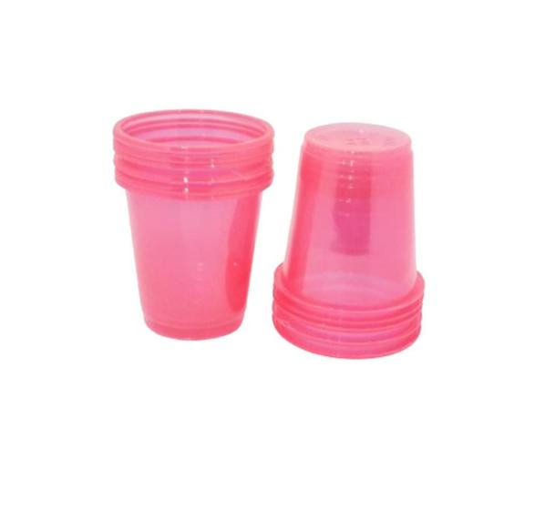 Imagem de Copo Biodegradável Crystal Shot 30ml Rosa Neon - 10 unid