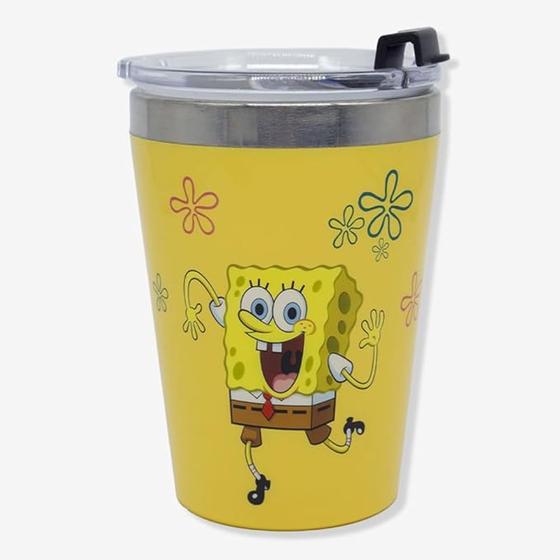 Imagem de Copo Bob Esponja Térmico Viagem 300ml Zona Criativa