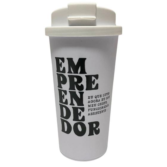 Imagem de Copo Café C/ Tampa Bucks 500ml Estampado Frases Profissões