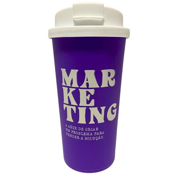 Imagem de Copo Café C/ Tampa Bucks 500ml Estampado Frases Profissões