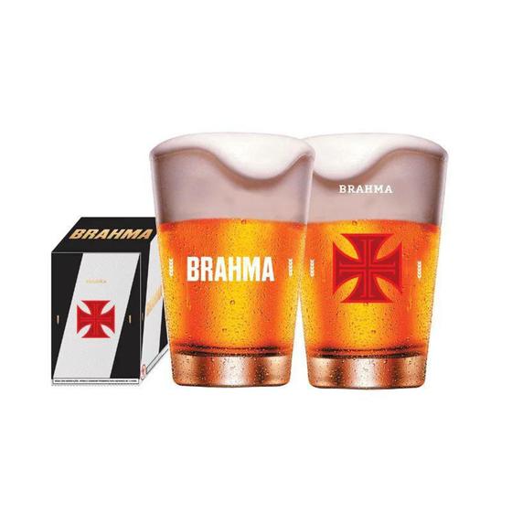 Imagem de Copo Caldereta Brahma 350ml Vasco Globimport 8609808 - Fabricante Padrão