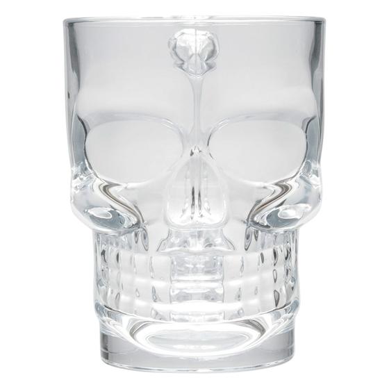 Imagem de Copo Caveira Beer De Chopp Cerveja Bar Transparente 510 ML Com Alça De Vidro 7458 - Mimo Style