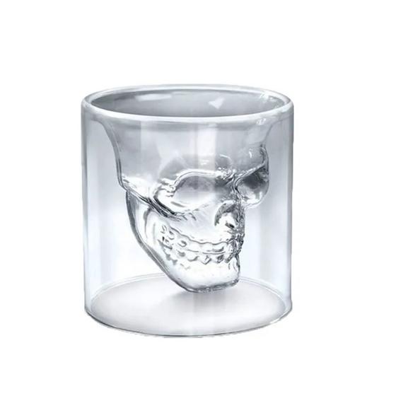 Imagem de Copo Caveira Shot De Vidro Cristal Skull Doomed P/ Bar 150ml