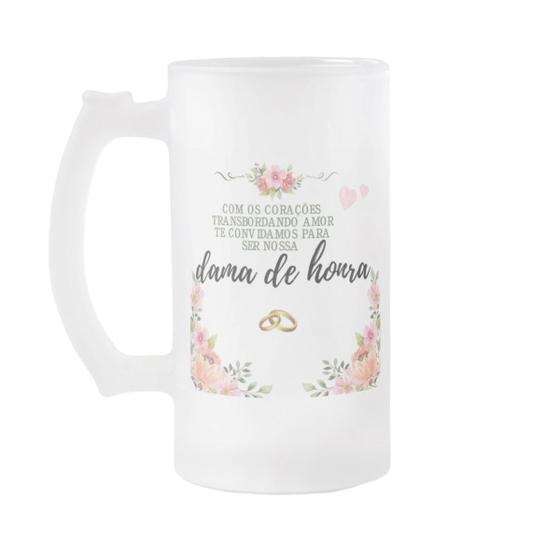 Imagem de Copo Cerveja Chopp Presente de Casamento Dama de Honra