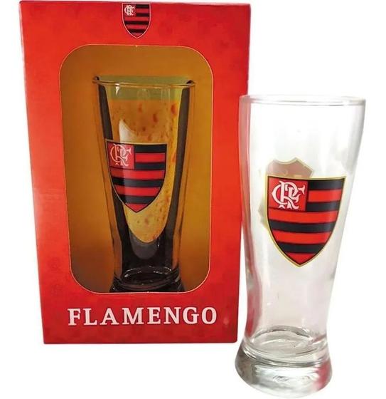 Imagem de Copo Cerveja Chopp Tulipa Flamengo Licenciado 300ml