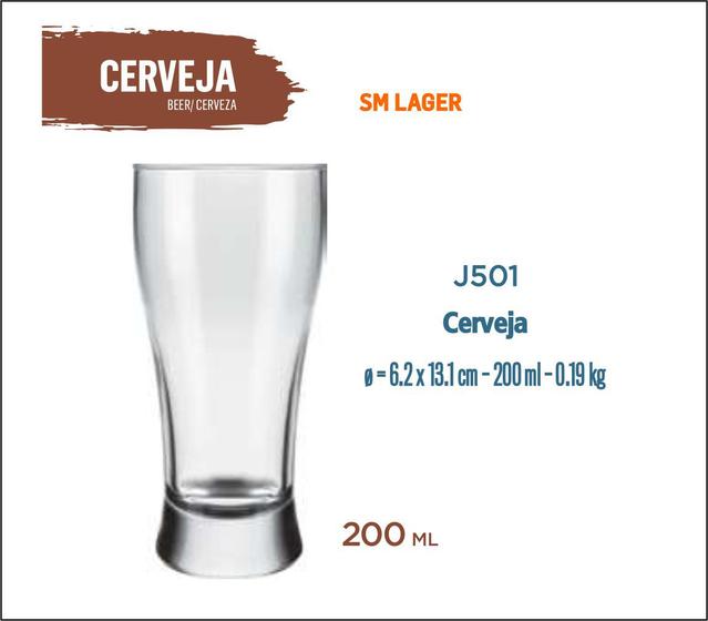 Imagem de Copo Cerveja Larger 200ml-artesanal-pilsen-premium-ipa