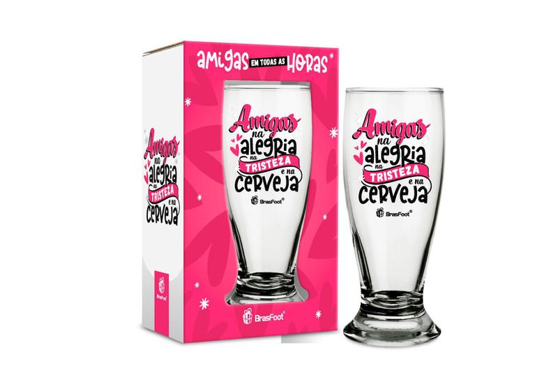 Imagem de Copo cerveja munich 200ml - amigas na alegria e na cerveja