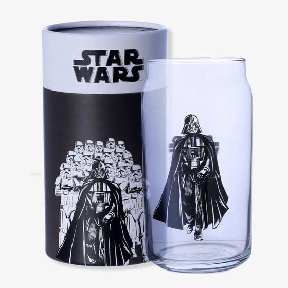 Imagem de Copo Cerveja Star Wars Darth Vader 500ml Vidro Zona Criativa