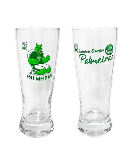 Imagem de Copo chopp 300 ml palmeiras - jogo com 2 peças (7898919013364)