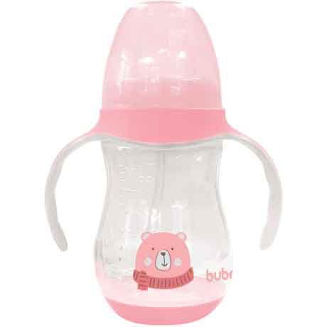 Copo com Alça Buba Ursinho Rosa 250ml Menor preço em Copo com Alça Buba Ursinho Rosa 250ml