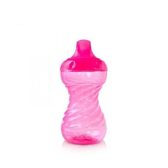 Imagem de Copo com bico 300ml rosa translucido cajovil