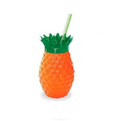 Imagem de Copo Com Canudo Abacaxi 500 Ml