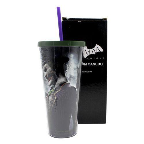 Imagem de Copo Com Canudo Com Efeito Metálico 650ml Coringa