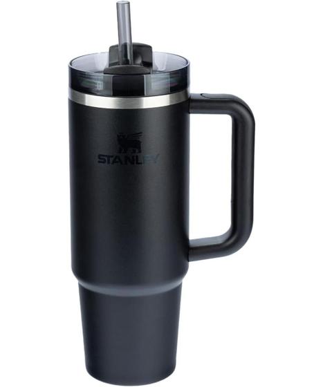 Imagem de Copo com Canudo Stanley Quencher 2.0 Black 1,180 Litros