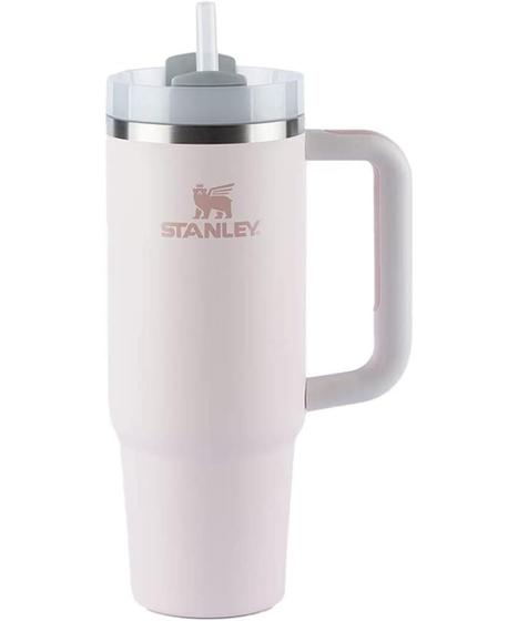 Copo com Canudo Stanley Quencher 2.0 Rose Quartz 1,180 Litros Menor preço em Copo com Canudo Stanley Quencher 2.0 Rose Quartz 1,180 Litros