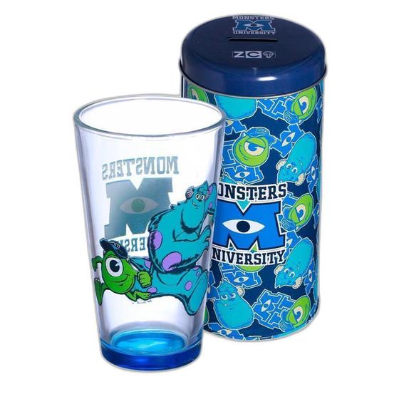 Imagem de Copo Com Cofre Monstros Sa 500 Ml - Zona Criativa