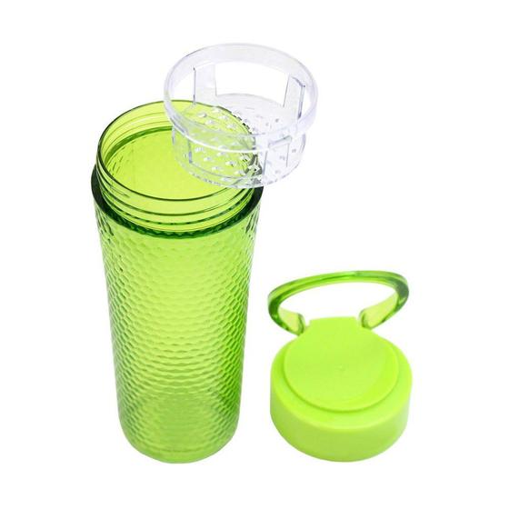 Imagem de Copo Com Infusor de Chá Suco Garrafinha Squeeze Alça 450 Ml