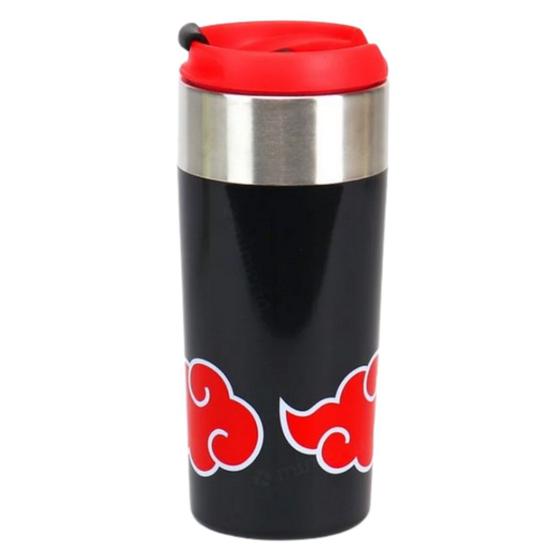 Imagem de Copo com Tampa Naruto Akatsuki 300 ml - Inox