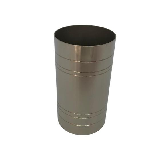 Imagem de Copo cuia tereré inox redondo recartilhado 300ml