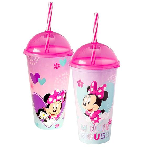 Imagem de Copo da Minnie 500ml Estampado Infantil Rosa 1 unidade